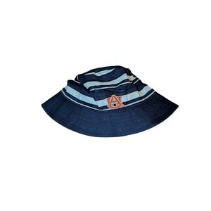Two Feet Ahead‎ Auburn Tigers Infant Bucket Hat Navy Blue Striped Cotton AU Logo